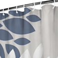 thumbnail image 3 of Blue Floral and Petal Pattern Shower Curtain 72"x84" ,Bathroom Decorative Shower Curtains Set with 12 Hooks,Modern Waterproof Washable Shower Curtain, 3 of 6