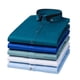 thumbnail image 3 of pstuiky Camisas para hombre de manga larga, Camisa informal de manga larga con cuello abatible y bolsillo abotonado para hombre Tops de hombre l, 3 of 4