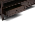 thumbnail image 4 of WyndenHall  Norfolk Wood Transitional Coffee Table - 48 Inches wide Tobacco Brown Stained,Lacquer, 4 of 5