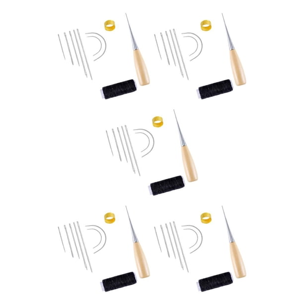 Naiovety 1 Set Practical Stable Sewing Needle Leather High Exquisite Repair Tools Strength Supplies Stitching Awl Awl Sewing Shoe Leather Type2 NO2 Naiovety CBP584419