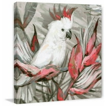 Marmont Hill Mh-Jultcn-55-C-24 24" X 24" "White Cockatoo Iii" Frameless Giclee Painting On