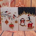 thumbnail image 1 of 10Pcs Christmas Greeting Cards with Envelopes Xmas Note Cards Cards，Snowman, 1 of 5