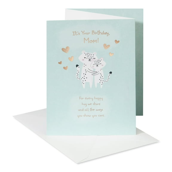 American Greetings Birthday Card for Mom (Loving Leopard)