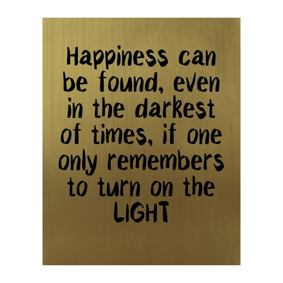 Inspirational Dumbledore Quote Wall Art  poster "Happiness Can Be Found Even in the Darkest of Times"Poster for Therapy Office, Classroom Decor, Mental Health Gifts