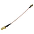 thumbnail image 4 of Cable coaxial RG316 con conector SMA macho a SMA hembra, 2 conectores de crimpado, 15 cm, 4 of 4