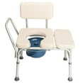 thumbnail image 2 of Ktaxon Commode Chair Bath Chair Multifunctional Aluminum Elder People Disabled People Pregnant Women White, 2 of 6
