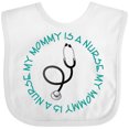 thumbnail image 3 of Inktastic My Mommy is a Nurse Boys or Girls Baby Bib, 3 of 4