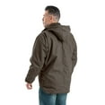 thumbnail image 3 of Men's Washed Duck Zip-Off Hooded Work Coat, 3 of 5