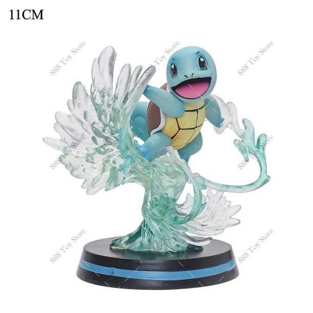 Figura de Pokémon de Anime, Charizard, Squirtle, Bulbasaur, Vulpix, escenas, versión de efectos especiales, juguetes, modelos de colección de PVC
