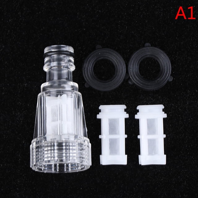 Car Washer Adapter Pressure Washer Water Connector Filter Set Hose Pipe Fitting