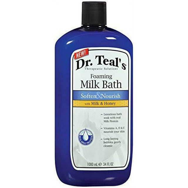 Dr Teal's Foaming Bath, Soften & Nourish with Milk & Honey ,Body Washes