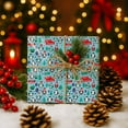 thumbnail image 4 of Christmas Pattern Christmas Wrapping Paper Rolls, Christmas Pattern Holiday Gift Wrapping Paper Merry Christmas, 4 of 7