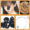 thumbnail image 4 of MasteelfCA 1 Set Home Jewelers Magnifying Glass Loupe Jewelry Magnifying Loupe Head Magnifying Glass, 4 of 8