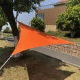 Spencer 9.8' x 9.8' x 9.8' Triangle Sun Shade Sail UV Blocking Fabric