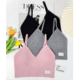 thumbnail image 2 of Livona 3 Pack Sports Bras for Women- Wireless Soft Workout Bra, Padded Fitness Bralette, Comfort Crop Cami Tank S-XXL, 2 of 5