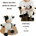 thumbnail image 2 of 11.8" Cow Stuffed Animals Soft Cuddly Cow Plush Stuffed Animal Toy for Kids, 2 of 5