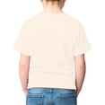 thumbnail image 5 of School Uniform for Girls Loose Fit Lightweight Cartoon Print Short Sleeve Crewneck Tee Back To School Wear Girls' T Shirt 3 Years-4 Years, 5 of 5