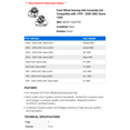 thumbnail image 2 of Front Wheel Bearing Hub Assembly Set of 2 - Compatible with 1999 - 2006 GMC Sierra 1500 4WD 2000 2001 2002 2003 2004 2005, 2 of 2