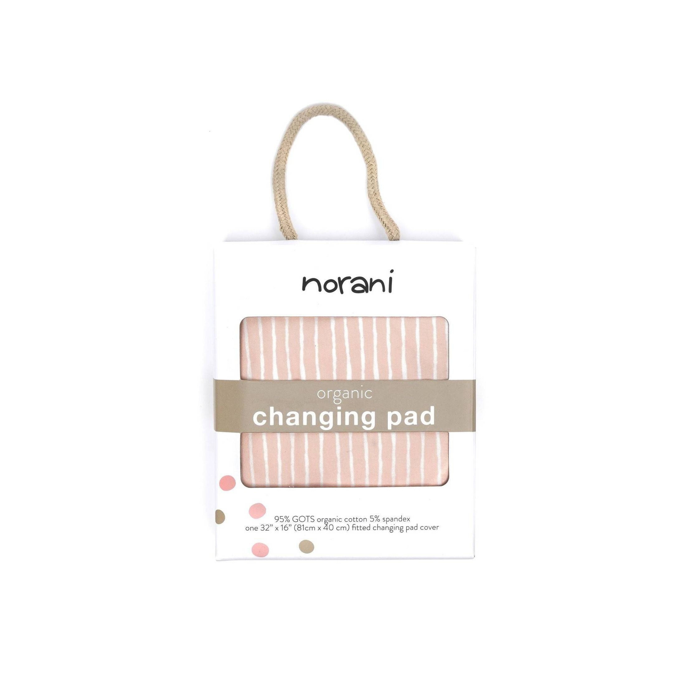 Changing Pad Cover - Pink Stripes