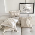 thumbnail image 4 of YAOMOBB Embroidered Pillowcase Stylish Pillowcase with Bohemian Tassel Design Thickened Embroidery Office Sofa Bedside, 4 of 7
