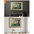 thumbnail image 6 of HFDF - A Sunday on La Grande Jatte by Georges Seurat. World Famous Patg Reproduction. Giclee Prts Classic Golden Ready to Hang 18x12inch Framed, 6 of 6