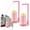 Pink-2pcs, variant on Large Capacity Thread Spool Stand, Thread Stand for Sewing Machine, White - Universal Spool Holder with Anti-Tangle Guide, Cone Thread Holder Bracket for Quilting Embroidery(White-2pcs)
