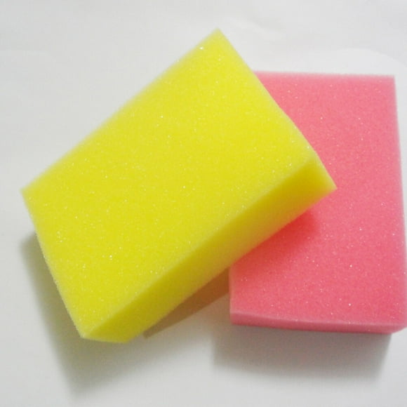 HINTRMENT 1Set Sponge Brush for Hair Care Square Shaped Rosy Color Travel Use Hair Sponge Brush Men