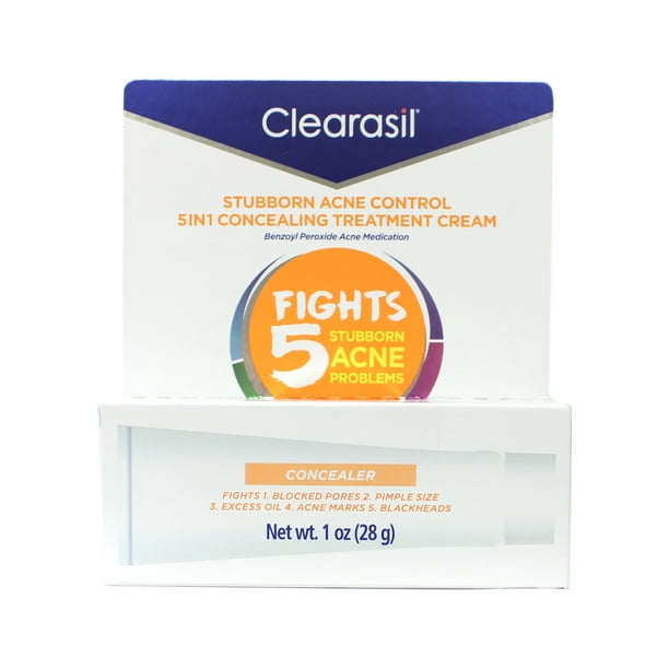 Clearasil Daily Clear Tinted Acne Treatment Cream 1.0 Oz