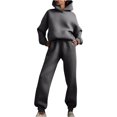 thumbnail image 1 of ORUYROP Two Piece Outfits for Women Lounge Pants Sets Pullover Hoodie Sweatsuit Relax Fit Oversized Tracksuits Jogging Suits, 1 of 7