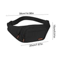 thumbnail image 3 of Bolsa de pecho cruzada para exterior para hombres, mujer, mochila pequeña tipo bandolera con poliéster resistente al agua, bolsa ligera para senderismo y ciclismo para el móvil y llaves de cartera, 3 of 6