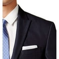 thumbnail image 3 of Kenneth Cole Mens Micro-Stripe Formal Tuxedo, Blue, 42 Short / 35W x 36L, 3 of 4