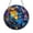 Acrylic 3.5 Inch, variant on Astrology Zodiac Stained Glass Suncatcher Window Hanging, Celestial Decorative Glass Art Panel with Planets and Stars, Round Sun Catcher Window Decor Ornament Gift Idea for Astrology Lovers