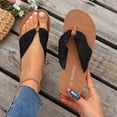 thumbnail image 5 of ibiyuan Cute Flip Flops for Women Thong Sandals Non- Thick Sole Womens Slippers Comfortable Orthofeet Shoes for Women, 5 of 9