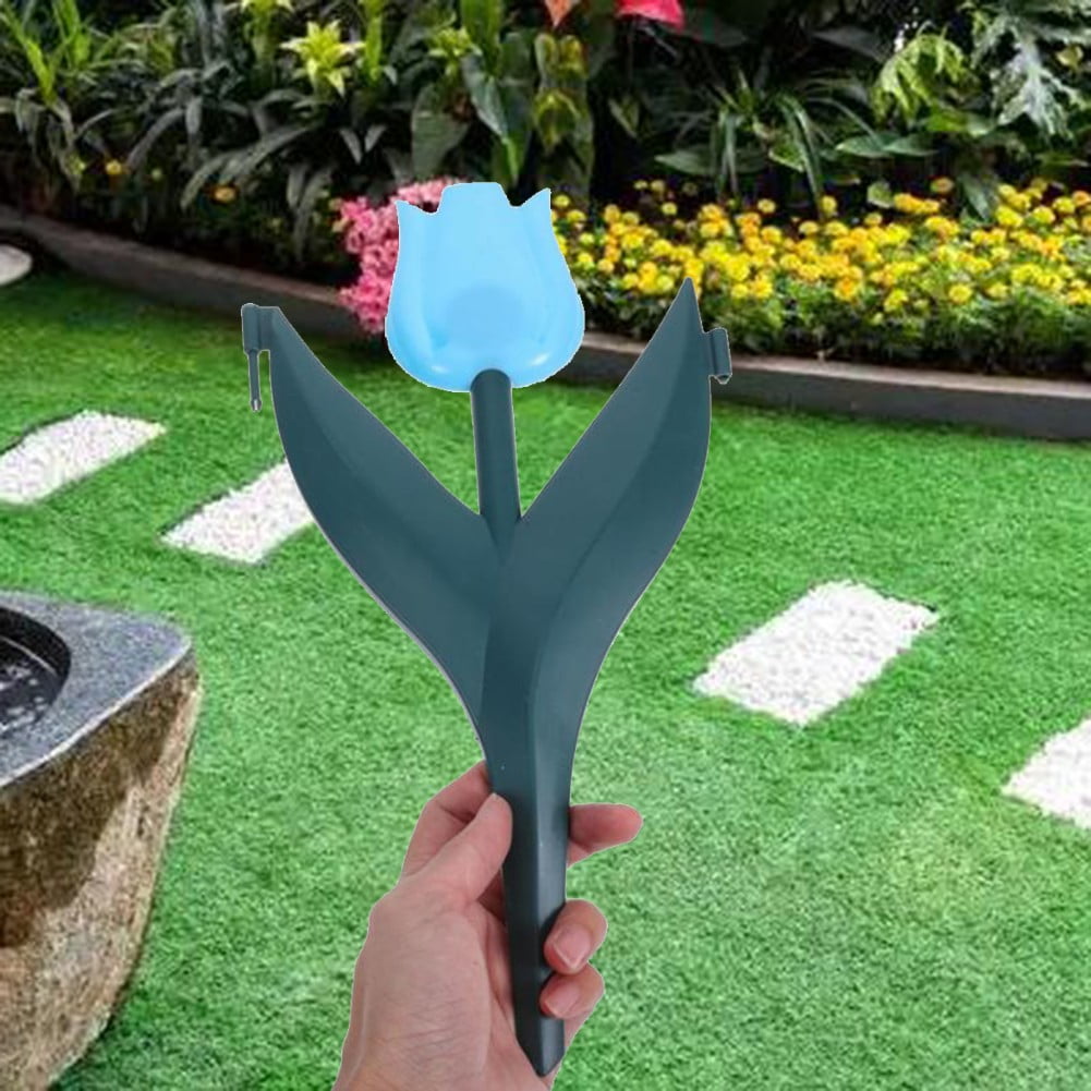 SPRING 12Pcs Plastic Tulip Garden Fence For Outdoor Landscape Edging Decoration