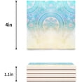 thumbnail image 3 of FMSHPON Mandala Set of 4 Coaster for Drinks, Absorbent Ceramic Stone Coasters Cup Mat with Cork Base for Home Kitchen Room Coffee Table Bar Decor, 3 of 4