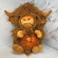 thumbnail image 3 of Breathing High Land Cow Toy with Music Light Portable Baby Developmental Toy for Adults Kids Sleeping, 3 of 5