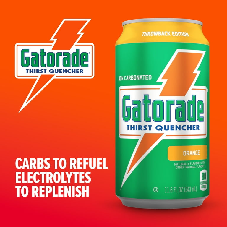 Gatorade Thirst Quencher Orange, 11.6 fl oz Cans, 18 Pack photo 3