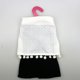 thumbnail image 3 of Vestido de Moda + Chal Blanco + Suspensión de Ropa para 18 Pulgadas Americana Muchacha Doll Sunnimix Mantón de la felpa de las muñecas, 3 of 7