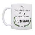 thumbnail image 2 of ThisWear Best Husband Gifts This Awesome Guy Is One Great Husband Coffee Mugs for Husband New Husband Gifts Wedding Gift Set 11 ounce 2 Pack Coffee Mugs, 2 of 4