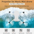 thumbnail image 2 of 2 Pairs 3-Blades Quick Release Propellers for DJI Mavic Mini 2/Mini (Black), 2 of 9