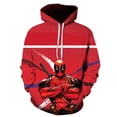 thumbnail image 4 of Sudadera con capucha con estampado 3D de Marvel Spider-Man Deadpool, moda para deportes al aire libre, hip-hop, informal, de manga larga para hombre, 4 of 5