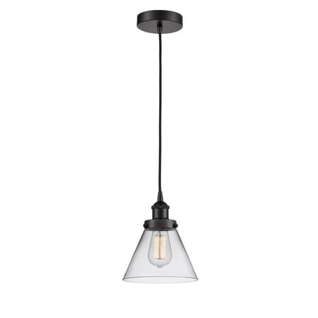 

Innovations 616-1PH-BK-G42-LED One Light Mini Pendant from Franklin Restoration collection
