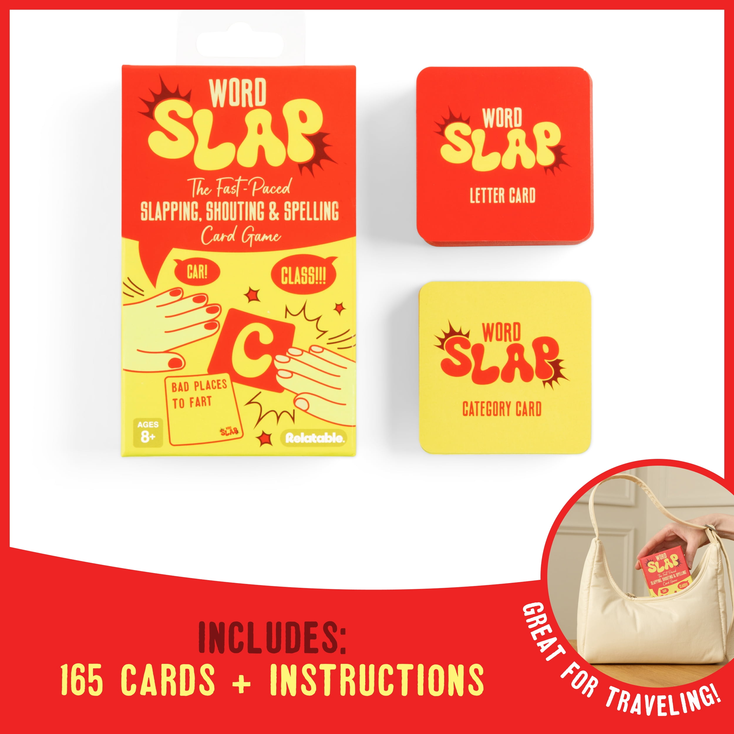 Word Slap by Relatable - Shout It, Slap It, Spell It. A Fast Paced Word Game for Family Game Night