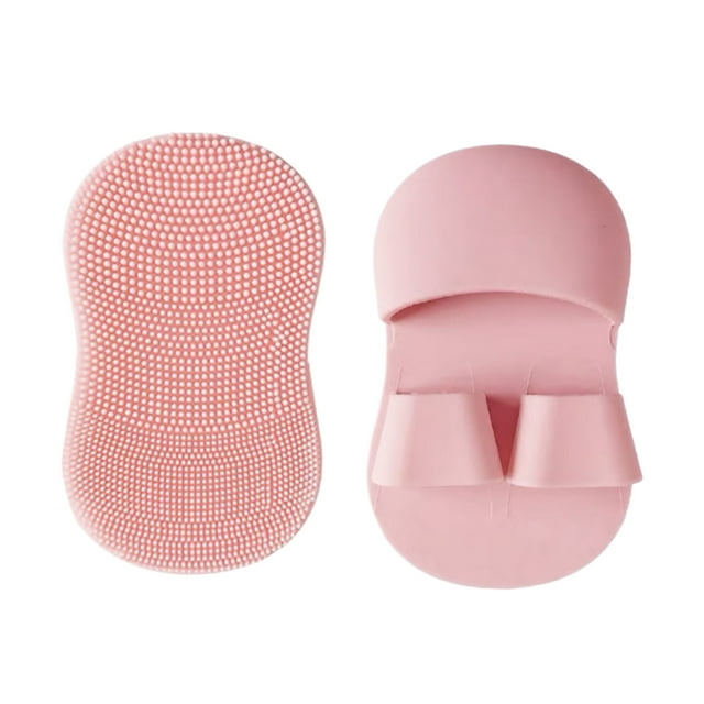 Silicone Finger Facial Brush - Food-Grade, Gentle Exfoliating, Blackhead Removal, Travel/Home Use