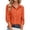 Orange, variant on Saree Blouses for Women V Neck T Shirts for Womens Long Sleeve Button Down Cotton Linen Shirt Blouse Loose Fit Casual V-Neck Tops Sparkly Tops for Women Ladies Tops and Blouses Long Sleeve