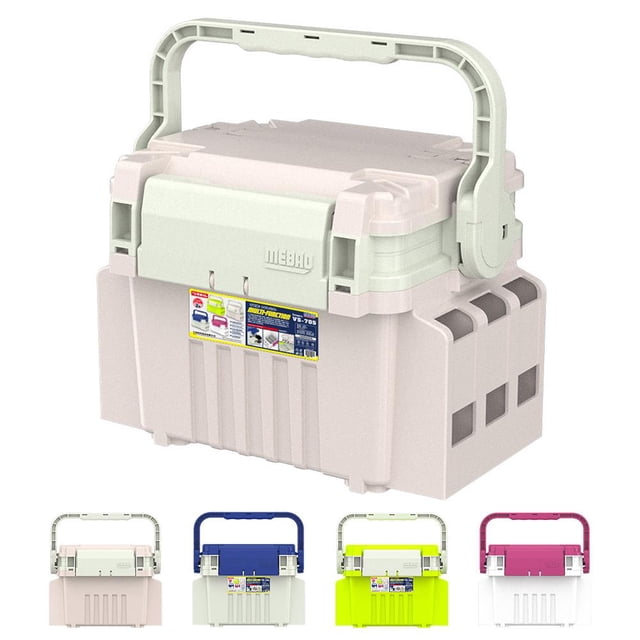 Caja de pesca de carpa Caja de aparejos de pesca de alta capacidad para artes de pesca (azul)