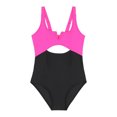 thumbnail image 3 of FJUCHAI 2-12Y Big Girls Jumpsuit Swimsuit Bikini Kids Spaghetti Straps Swimwear Youth Quick Dry One-Piece Bathing Suit, 3 of 6