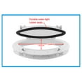 Marine Boat Yacht RV Oval Shape Porthole ABS Plastic Oval Hatches Port