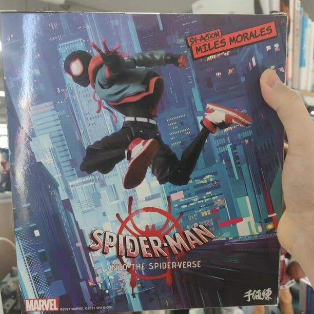 Juguetes modelo de figura de acción Marvel Sentinel Sv, Spider-man, Miles Morales Peni, Into the Spider-verse, Original, Authentique, Cadeauzhangyuxiang zhangyuxiang unisex