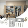 1Pcs Furniture Door Latch Spring Invisible Wooden Door Beads